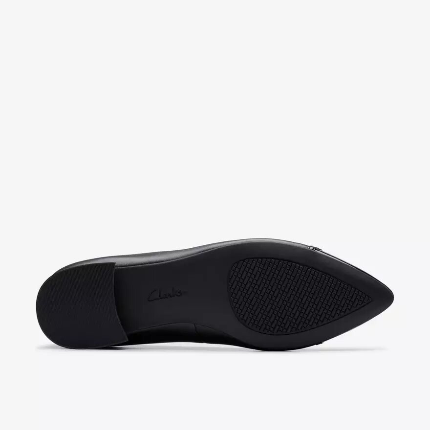 Natalyn slip-ons i mørk sort læder til kvinder Natalyn slip-ons i mørk sort læder til kvinder