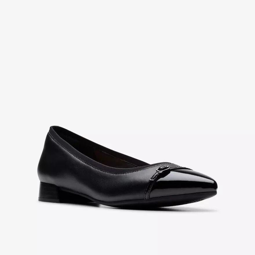 Natalyn slip-ons i mørk sort læder til kvinder Natalyn slip-ons i mørk sort læder til kvinder