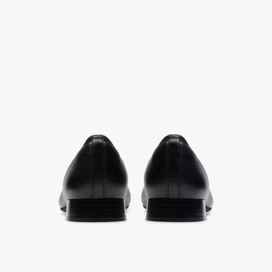 Natalyn slip-ons i mørk sort læder til kvinder Natalyn slip-ons i mørk sort læder til kvinder