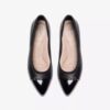 Natalyn slip-ons i mørk sort læder til kvinder Natalyn slip-ons i mørk sort læder til kvinder