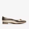 Natalyn Trim guldmetalliske Slip-ons til kvinder | Clark