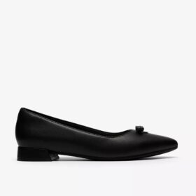 Natalyn Trim slip-ons i sort læder til kvinder
