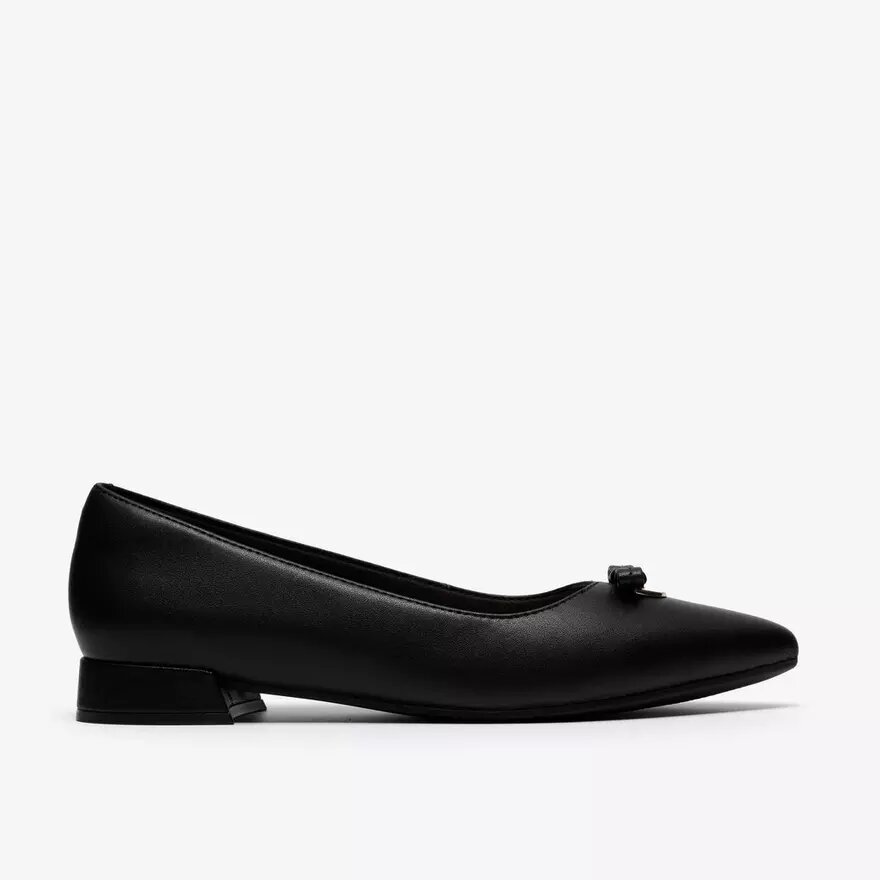 Natalyn Trim slip-ons i sort læder til kvinder Natalyn Trim slip-ons i sort læder til kvinder