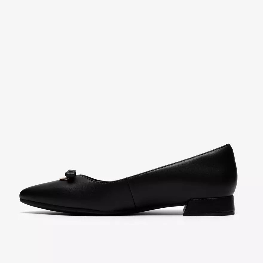 Natalyn Trim slip-ons i sort læder til kvinder Natalyn Trim slip-ons i sort læder til kvinder