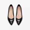 Natalyn Trim slip-ons i sort læder til kvinder Natalyn Trim slip-ons i sort læder til kvinder