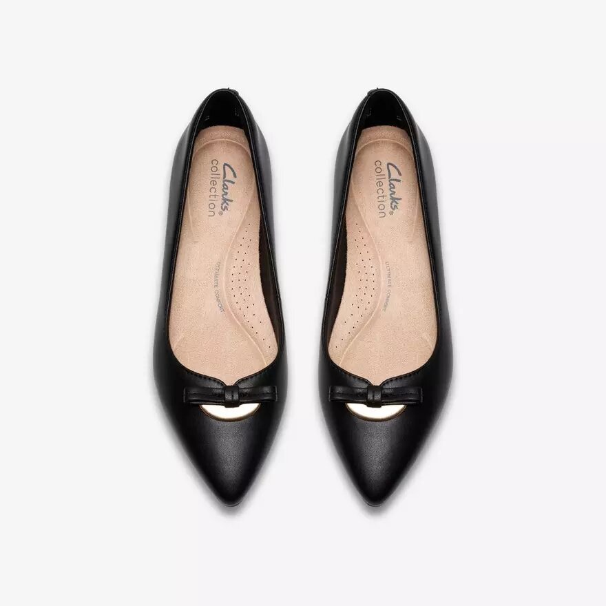 Natalyn Trim slip-ons i sort læder til kvinder Natalyn Trim slip-ons i sort læder til kvinder