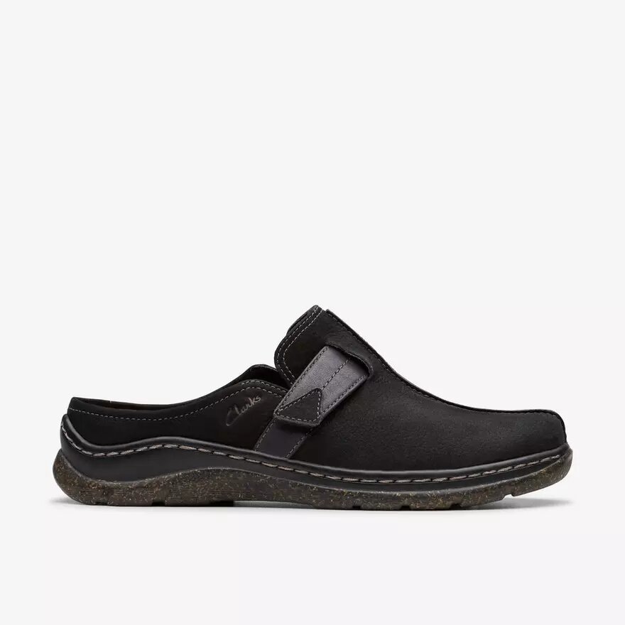 Orlene-træsko til kvinder i sort nubuck – træsko & Mules Orlene-træsko til kvinder i sort nubuck – træsko & Mules