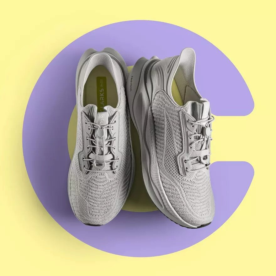 Pace Rise-Sneakers til mænd i lysegrå Pace Rise-Sneakers til mænd i lysegrå