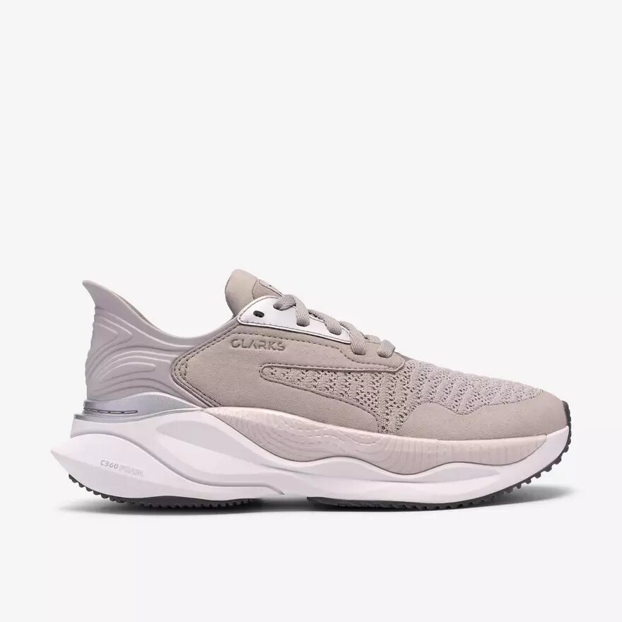 Pace Walk grå kombinationssneakers til kvinder Pace Walk grå kombinationssneakers til kvinder
