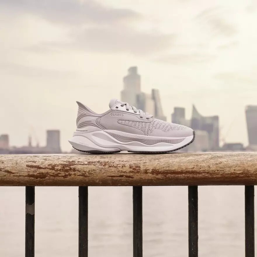 Pace Walk grå kombinationssneakers til kvinder Pace Walk grå kombinationssneakers til kvinder