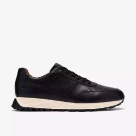 Radwell Tie sneakers i sort læder til mænd