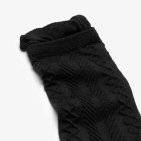 Ruffle Crew sorte strømpe Ruffle Crew sorte strømpe