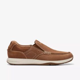 Sailview Sejlersko til mænd i lys beige nubuck (Slip-ons)