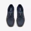 Sailview-sejlersko til mænd i navy nubuck med snørebånd