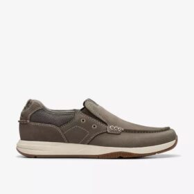 Sailview Step-sejlersko til mænd i taupe nubuck (Slip-ons)