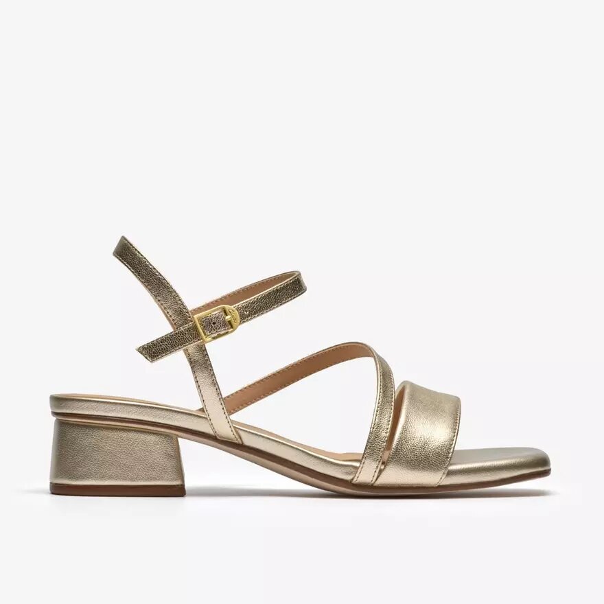 Serina35 Strap – bløde guldfarvede Rem-sandaler til kvinder Serina35 Strap – bløde guldfarvede Rem-sandaler til kvinder
