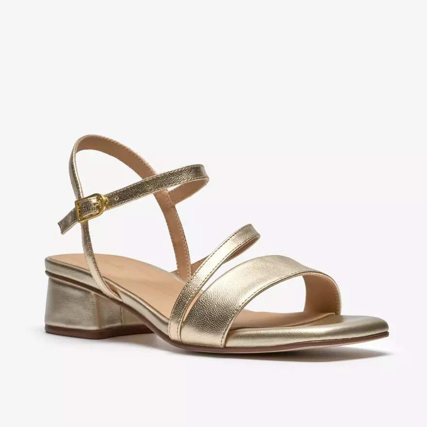 Serina35 Strap – bløde guldfarvede Rem-sandaler til kvinder Serina35 Strap – bløde guldfarvede Rem-sandaler til kvinder
