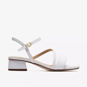 Serina35 Strap – hvide lædersandaler med remme for kvinder Serina35 Strap – hvide lædersandaler med remme for kvinder