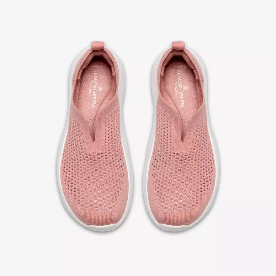 Solevana Knit-sneakers til kvinder i støvet lyserød Solevana Knit-sneakers til kvinder i støvet lyserød