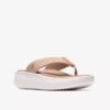 Solevana Post sandfarvede Flip-flops til kvinder