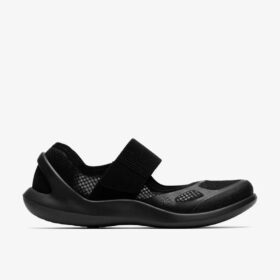 Solevana-sneakers med rem til kvinder i sort Solevana-sneakers med rem til kvinder i sort