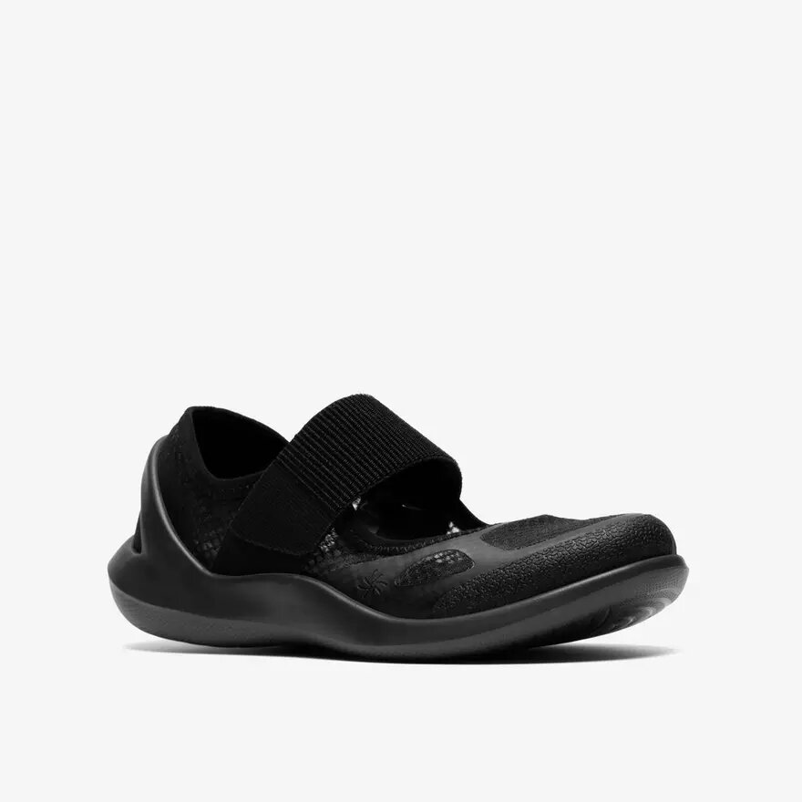 Solevana-sneakers med rem til kvinder i sort Solevana-sneakers med rem til kvinder i sort