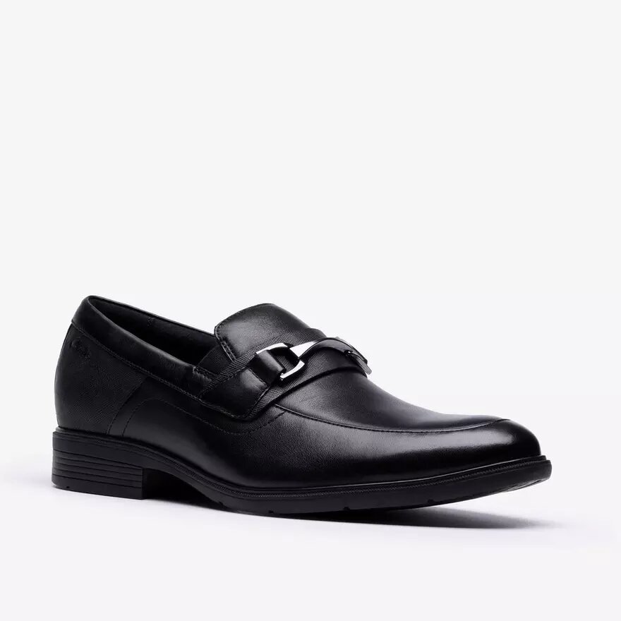 Steadwell Bit herresko i sort læder Loafers Steadwell Bit herresko i sort læder Loafers