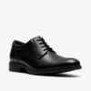 Steadwell Cap Oxfords til mænd i sort læder