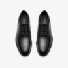 Steadwell Cap Oxfords til mænd i sort læder