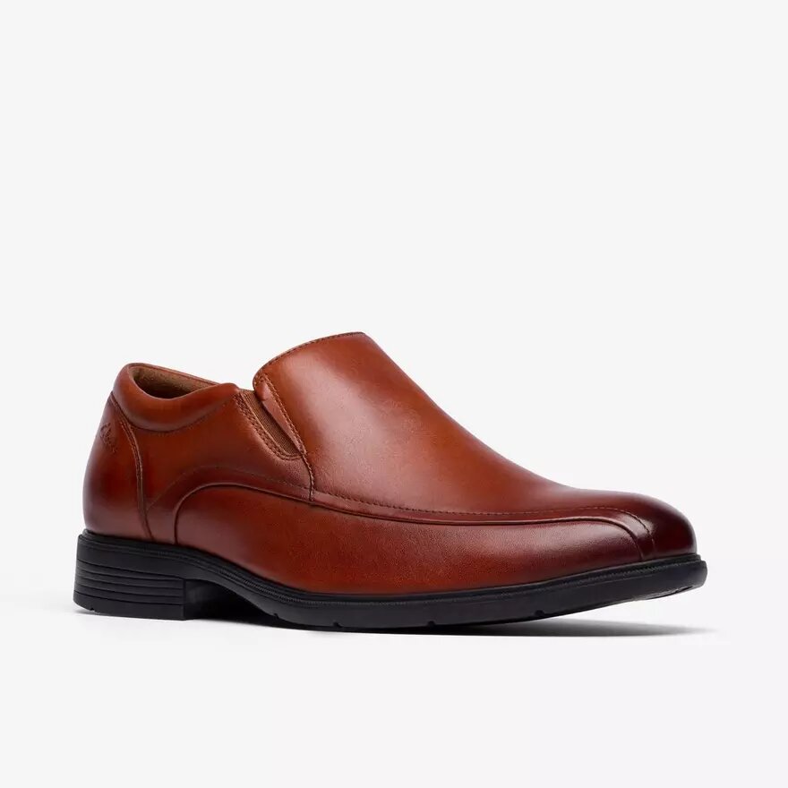 Steadwell Step Loafers til mænd i mørkebrunt læder Steadwell Step Loafers til mænd i mørkebrunt læder