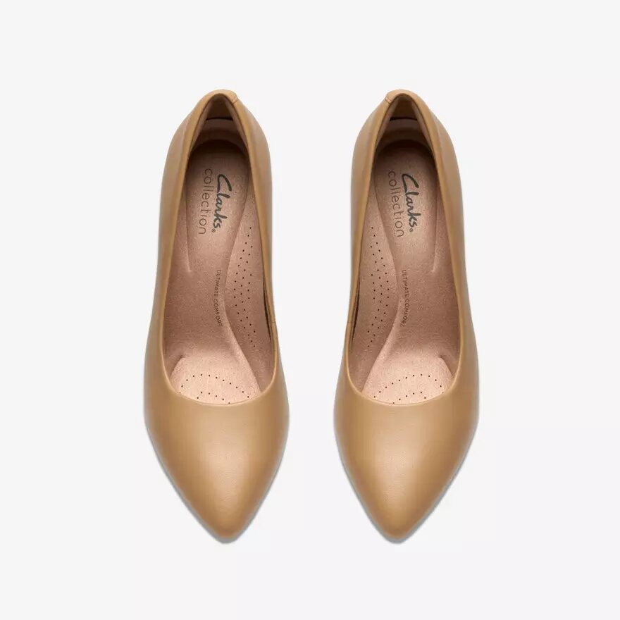 Tammitha Eve beige læderpumps til kvinder Tammitha Eve beige læderpumps til kvinder