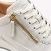 Tivoli Zip off hvide lædersneakers til kvinder Tivoli Zip off hvide lædersneakers til kvinder