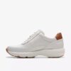 Tivoli Zip off hvide lædersneakers til kvinder Tivoli Zip off hvide lædersneakers til kvinder