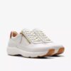Tivoli Zip off hvide lædersneakers til kvinder Tivoli Zip off hvide lædersneakers til kvinder