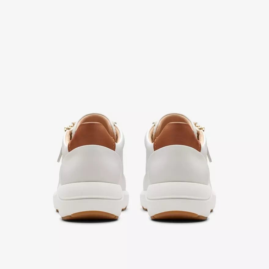 Tivoli Zip off hvide lædersneakers til kvinder Tivoli Zip off hvide lædersneakers til kvinder