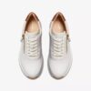 Tivoli Zip off hvide lædersneakers til kvinder Tivoli Zip off hvide lædersneakers til kvinder