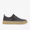 Torhill Lace mændssko i mørkegrå nubuck