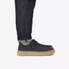 Torhill Lace mændssko i mørkegrå nubuck