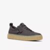 Torhill Lace mændssko i mørkegrå nubuck
