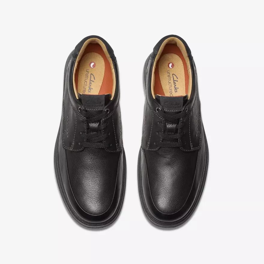 Un Briley Lace sorte læder-Oxfords til mænd | Clark’s Un Briley Lace sorte læder-Oxfords til mænd | Clark’s