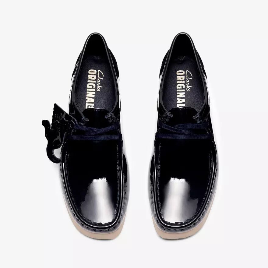Wallabee 2604 Navy laksko Wallabees for kvinder Wallabee 2604 Navy laksko Wallabees for kvinder