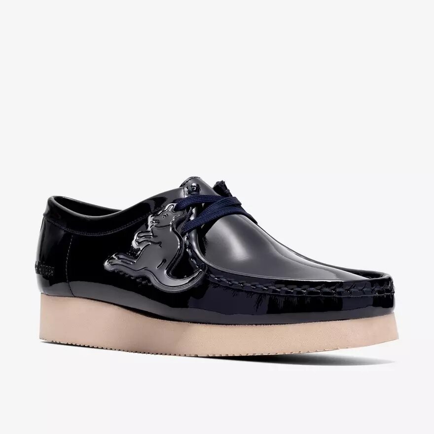 Wallabee 2604 Navy laksko Wallabees for kvinder Wallabee 2604 Navy laksko Wallabees for kvinder