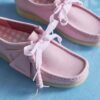 Wallabee i babyrosa læder til kvinder Wallabee i babyrosa læder til kvinder