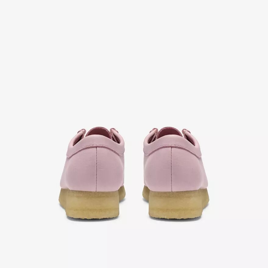 Wallabee i babyrosa læder til kvinder Wallabee i babyrosa læder til kvinder