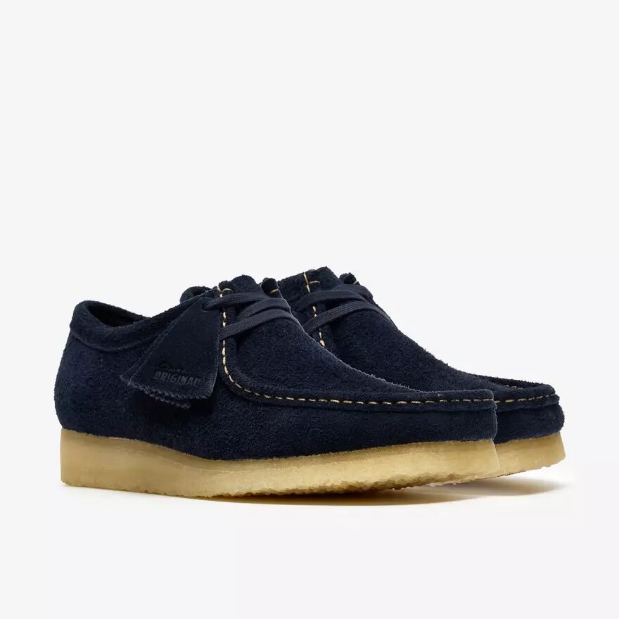 Wallabee Navy i ruskind til herre Wallabees Wallabee Navy i ruskind til herre Wallabees