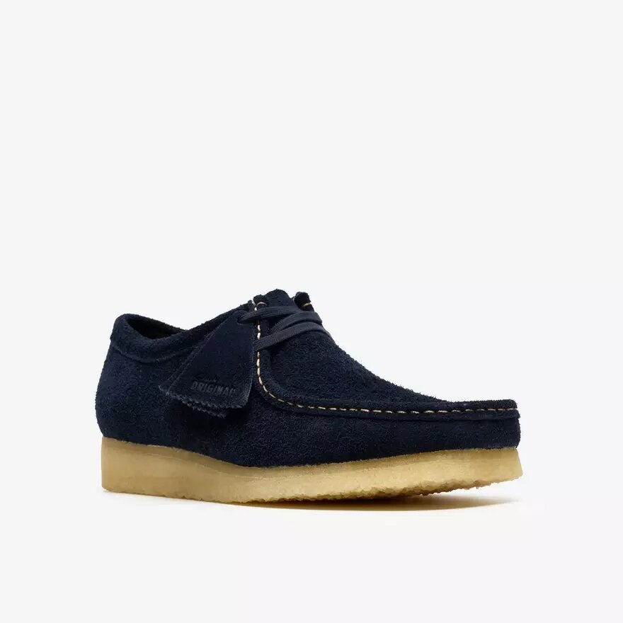 Wallabee Navy i ruskind til herre Wallabees Wallabee Navy i ruskind til herre Wallabees