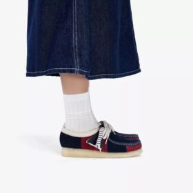 Wallabee Navy Stripe Wallabees til kvinder