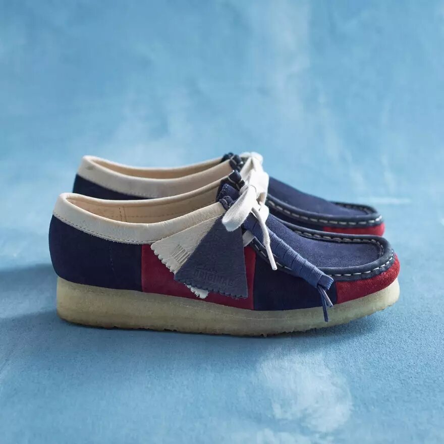 Wallabee Navy Stripe Wallabees til kvinder Wallabee Navy Stripe Wallabees til kvinder