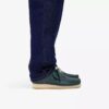 Wallabee Rb til mænd i mørkegrønt læder Wallabees