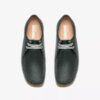 Wallabee Rb til mænd i mørkegrønt læder Wallabees
